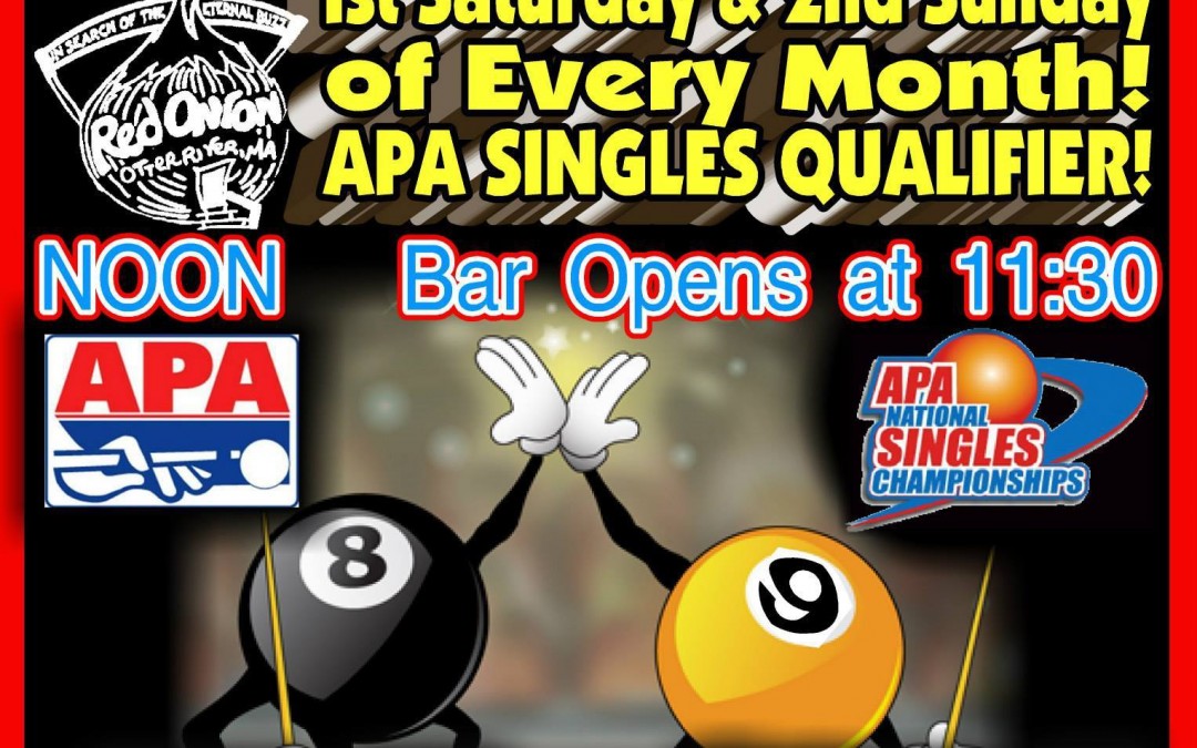 APA National Championships Singles Qualifier